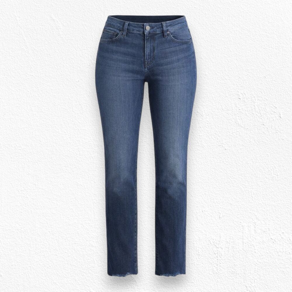 Articles of Society Dark Wash Mid Rise Carly Cut Off Hem Skinny Jeans Size 29